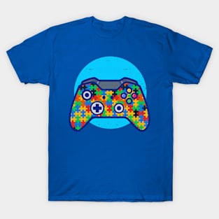 Autism Awareness  gamer supporter T-Shirt